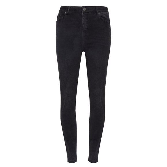 denim co black skinny jeans